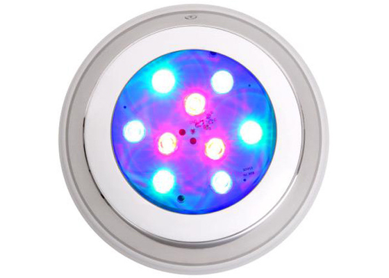 AC 12V 24V 27W IP68 Underwater LED Lights RGB Wall Mounted For Swimming Pool